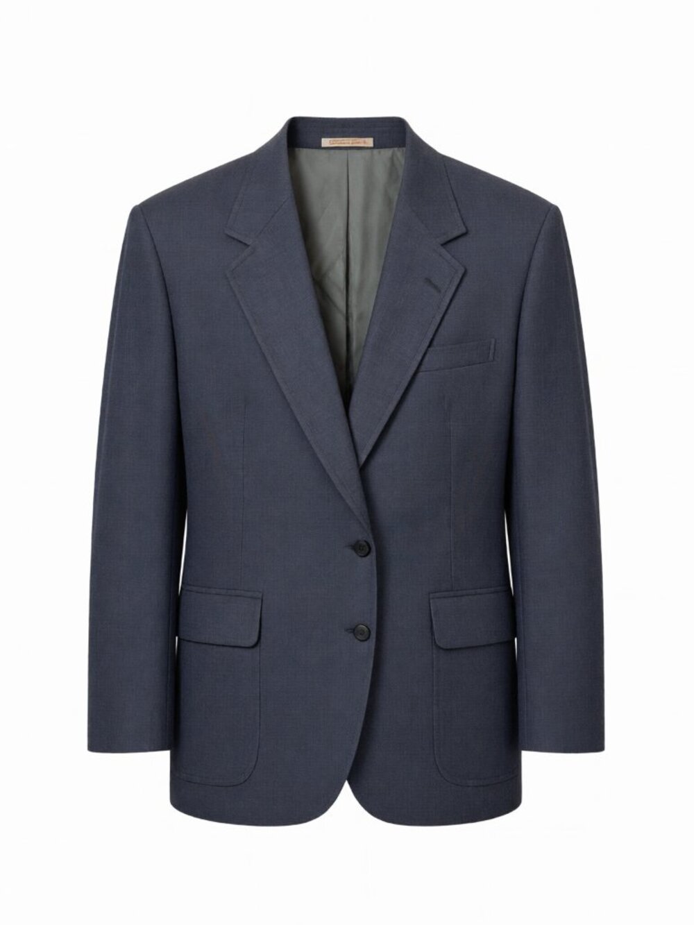 Christian Brooks Men's Blazer Gray Size 44R Two-Button Wool Blend